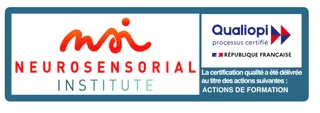 Logo Qualiopi — processus certifié, République française, catégorie actions de formation