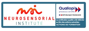 Logo Qualiopi — processus certifié, République française, catégorie actions de formation